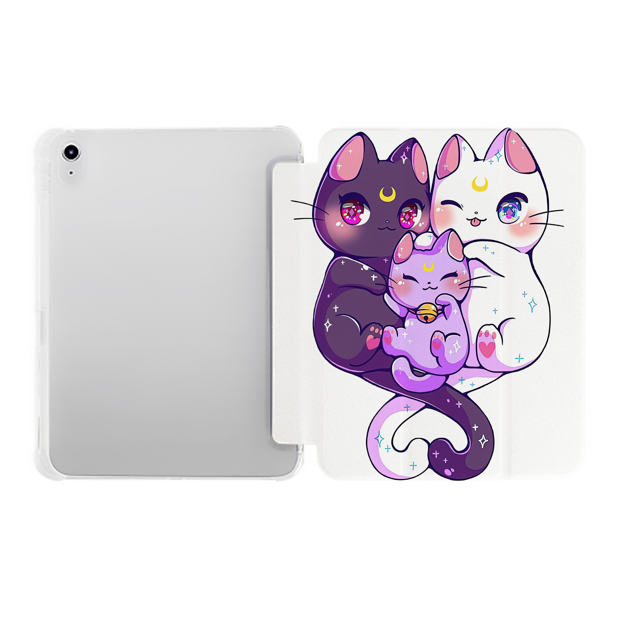 （画像用） 美少女戦士セーラームーン Sailor Moon IPad ケース ペン収納付き 三つ折りスタンド PUレザー×シリコン 対応機種9.5/10.5/10.9インチ